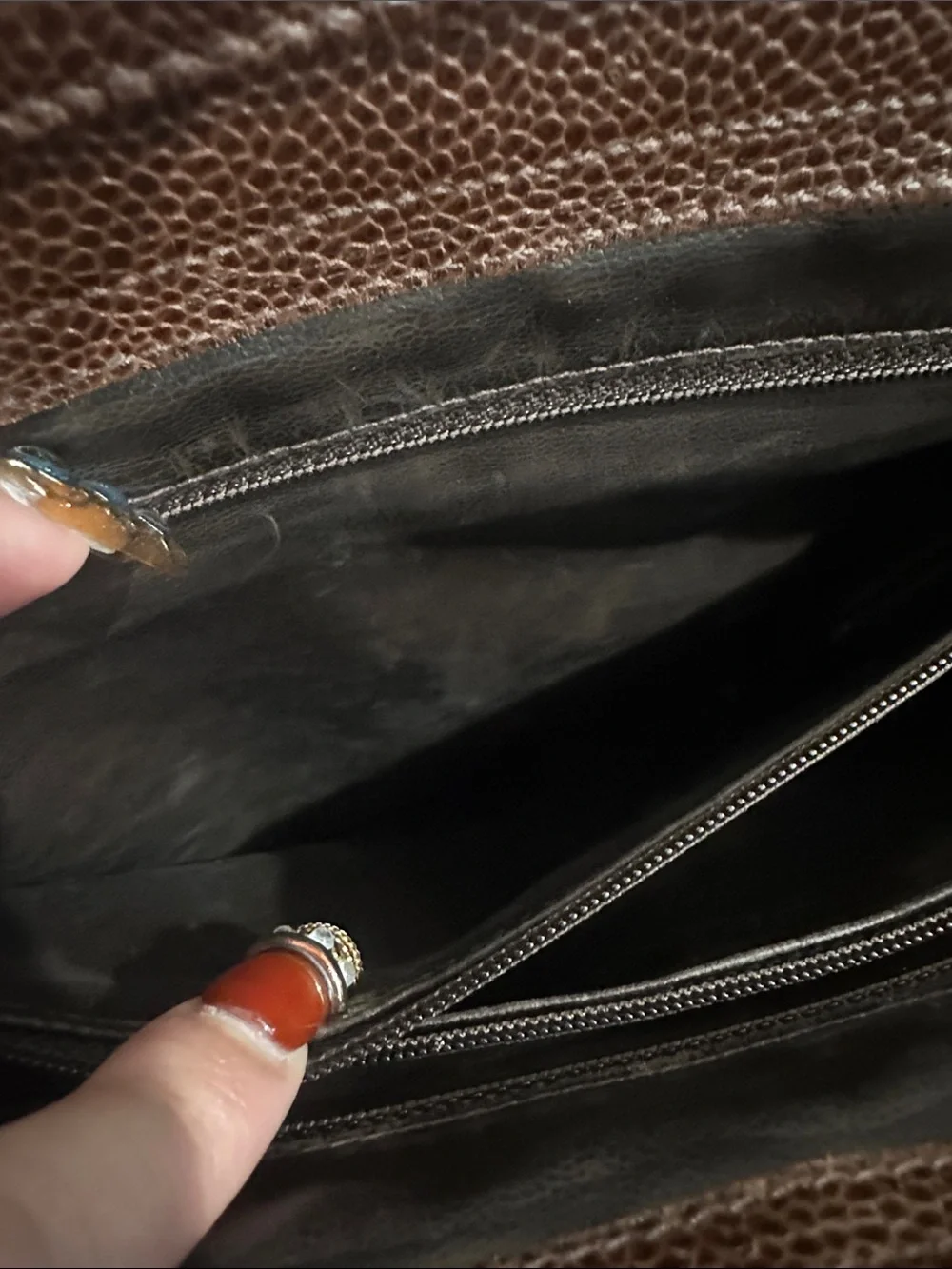 CHANEL Brown Triple CC